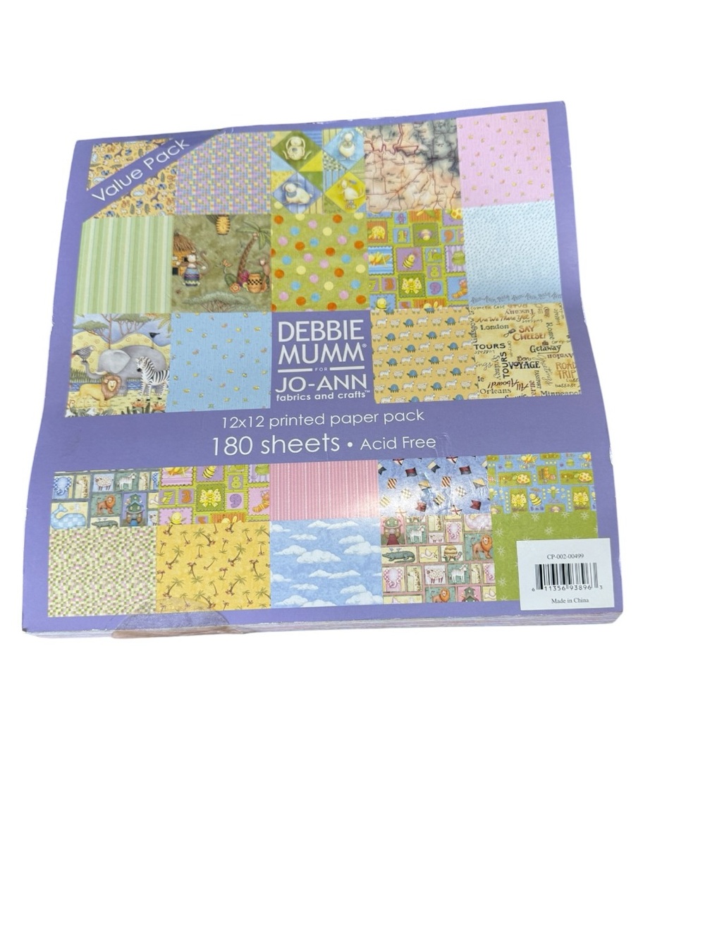 Debbie Mumm for Jo-Ann Fabrics Value Pack Themed Scrapbook Paper - 180 Sheets